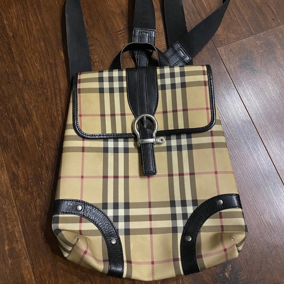 used burberry backpack